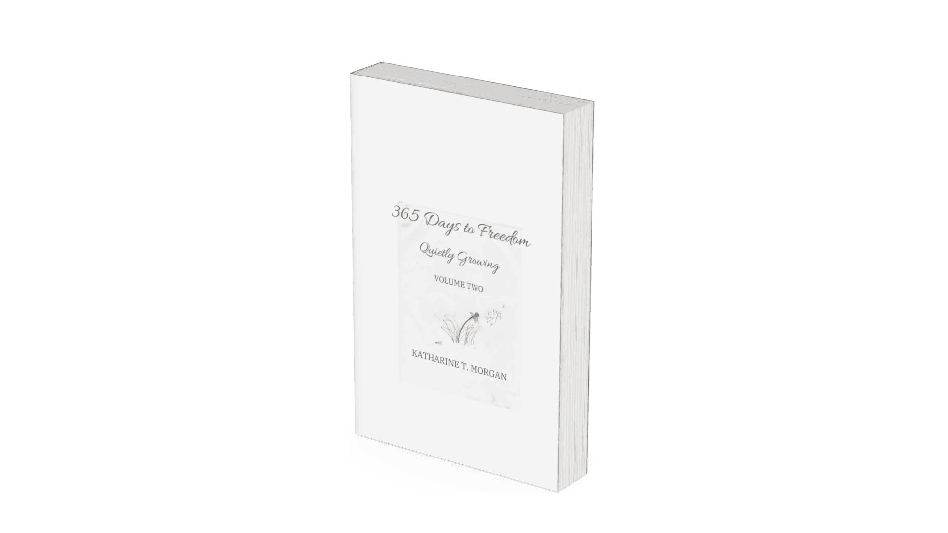 White paperback book titled 365 Days to Freedom