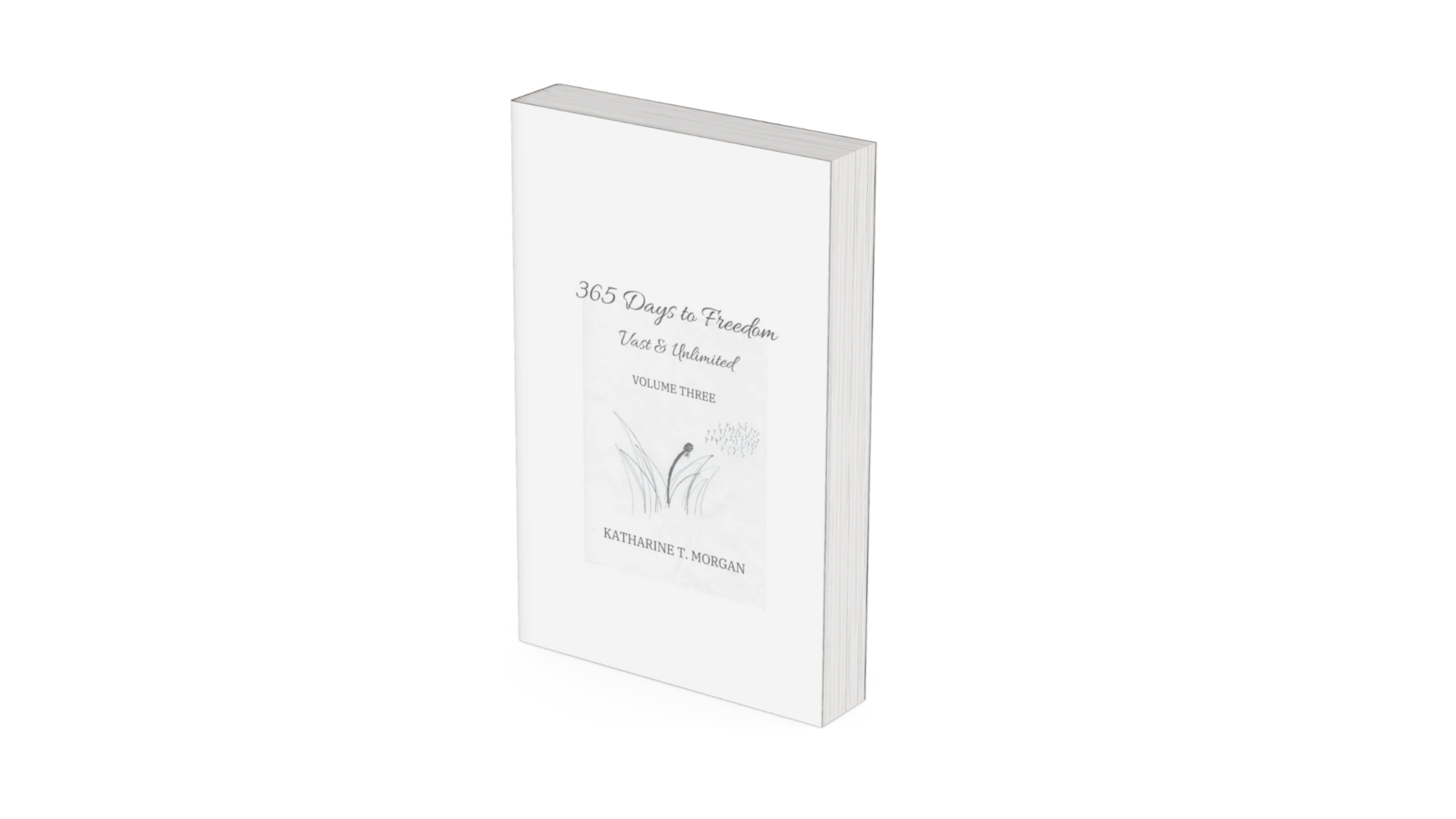 White paperback book with minimalist cover